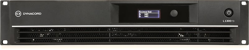 Dynacord L1300FD DSP 2 x 650W Power Amplifier image 1
