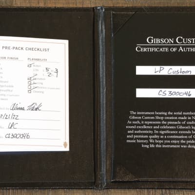 Custom Order! 2023 Gibson Les Paul Custom Quilted Cherry Sunburst One-Off + COA OHSC (5793) image 4
