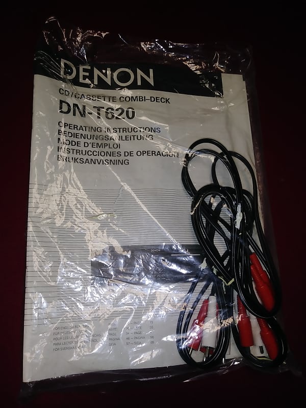 Denon DNT620 CD / Cassette CombiDeck Operating Reverb UK