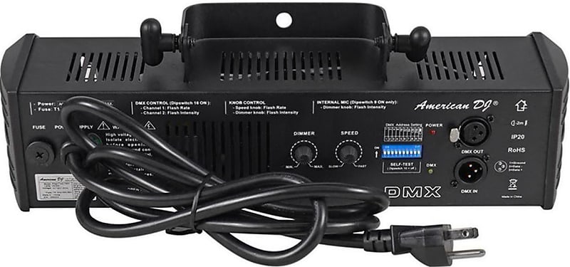 American DJ Mega Flash DMX 800w Compact DMX Strobe Light+Free