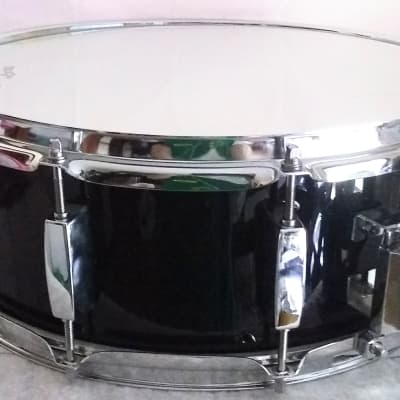 UNMARKED BEGINNER Snare Drum 14" x 5.5" Piano Black Wrap image 4