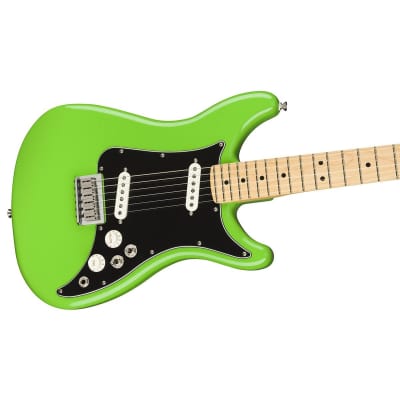 Fender Player Lead II Electric Guitar (Neon Green, Maple Fretboard) (BZZ) image 7