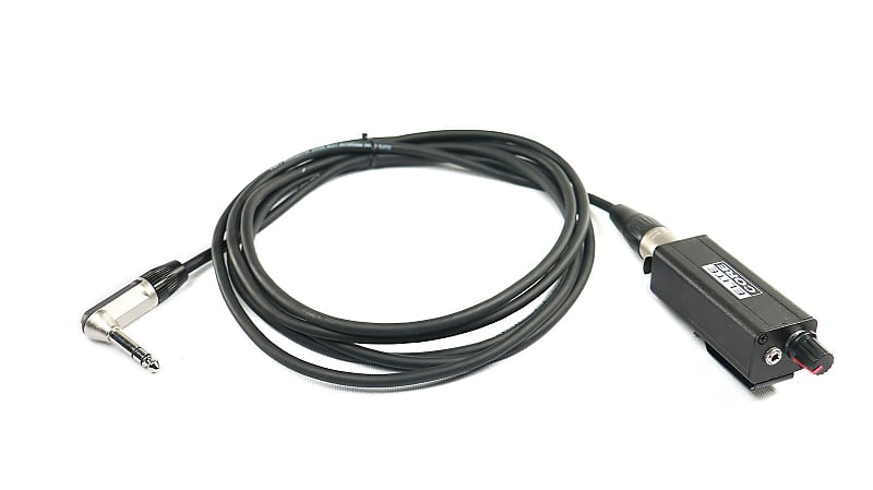Elite Core PROHEX-CORE-10 10' Pro Headphone Extension Cable with Remote Volume Control Beltpack image 1