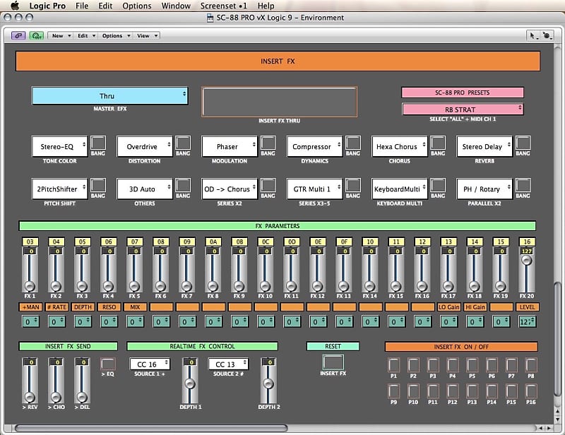 Virtual SOUND CANVAS editor / programmer - Roland SC-88 PRO