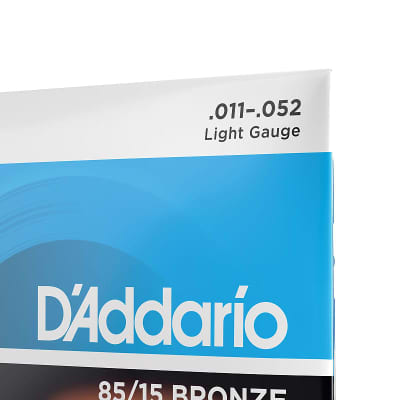 D'Addario EZ910 Acoustic Guitar Strings, Bronze, 11-52 Gauge. Bright, Full Sound image 12