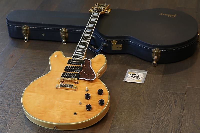 MINTY & RARE! 1984 Gibson ES-357 Figured Natural Semi-Hollow w/ 3 P90’s + OHSC *Video image 1