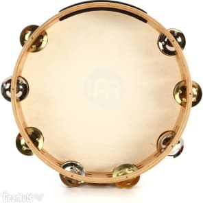 Meinl Percussion Recording-Combo Wood Tambourine - Double Row with Head image 3