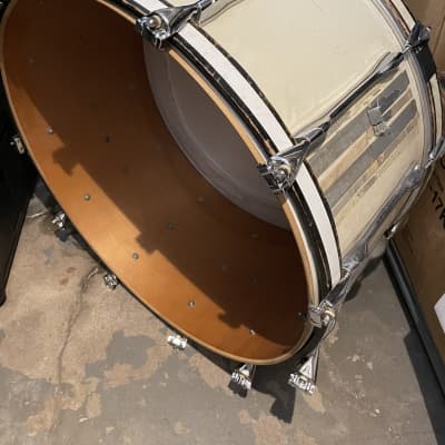 Yamaha Marching Bass Drum 26” 2000s White image 4