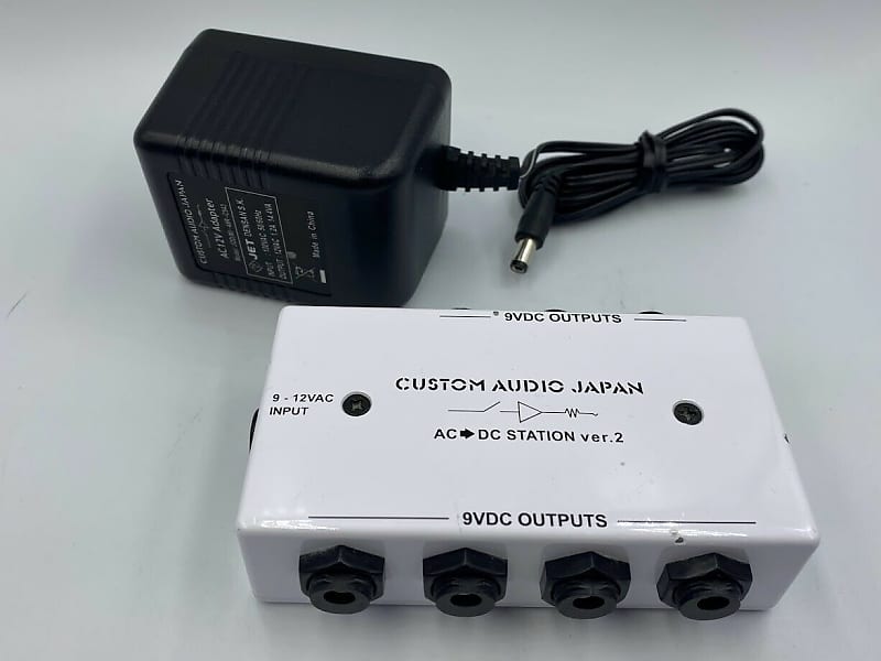 Custom Audio Japan AC/DC Station ver.2 DC9V Power Supply w/Genuine AC  Adapter