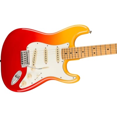 Fender Player Plus Stratocaster Maple Fingerboard, Tequila Sunrise image 5