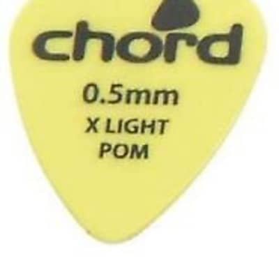Pack of 10 plectrums .5mm thickness by Chord image 3