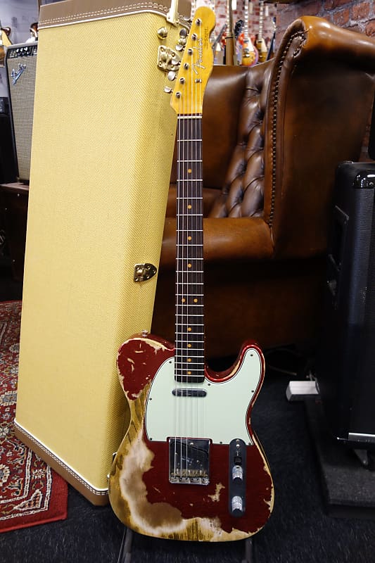 Fender '63 Super Heavy Relic Telecaster Red Sparkle image 1