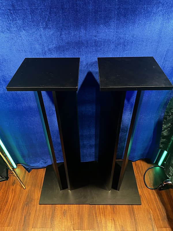 Argosy Spire Classic 42" Studio Monitor Stands 2010s Black Reverb