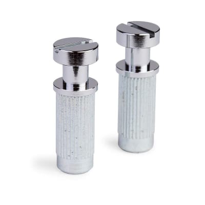 StewMac Stud/Bushing Set for Stop Tailpiece, Chrome for sale