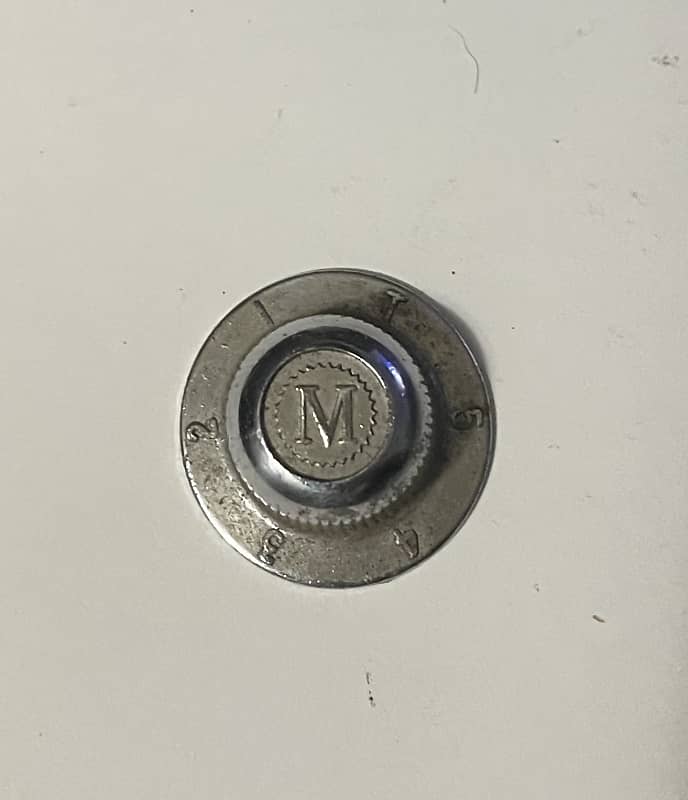 Mosrite Ventures 1960s - Chrome “M” top hat knob Rare “T”