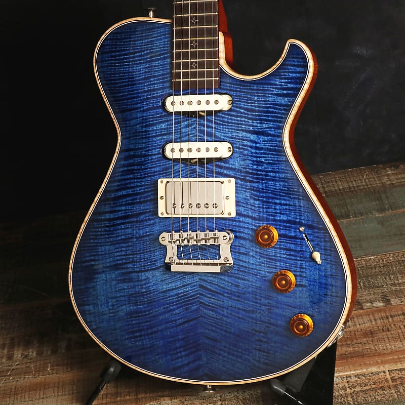 Knaggs Guitars Influence Series Kenai HSS Severn head stock Ocean Blue  w/Tier 1 [SN 1478] [07/24]
