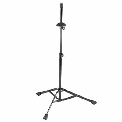 K&M 14990 Portable, Adjustable-Black Finish Trombone Stand (14990.000.55) image 1