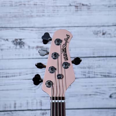 Music Man Stingray 5 Special HH Bass Guitar | Pueblo Pink image 5