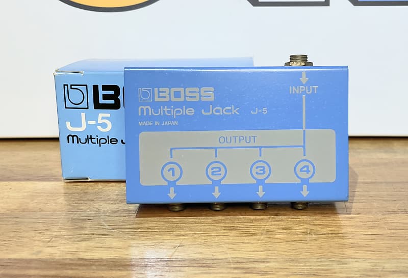 Boss J5 4 Way Splitter Guitar Effect Pedal Board Bass Output Reverb