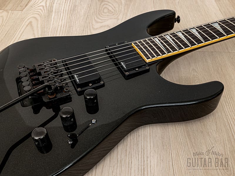 ⭐︎超希少⭐︎最初期Jackson Soloist HH custom EMG搭載 1990s Grover Jackson Soloist Custom HH Metallic Black, Japan