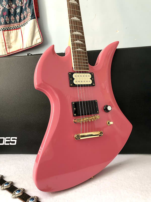 🌸Pink Spider 🌸1990 Tony Smith Smack 副廠牌 hide Pink Mockingbird signature  model MG X 300 电吉他 Guitar。(新品同樣) 松本秀 Burny FERNANDES MG -70x 80x 280x  115cgr 