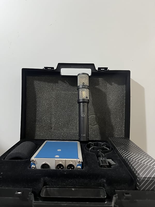 AKG C422 Vintage Stereo Condenser Microphone Mint ! Reverb