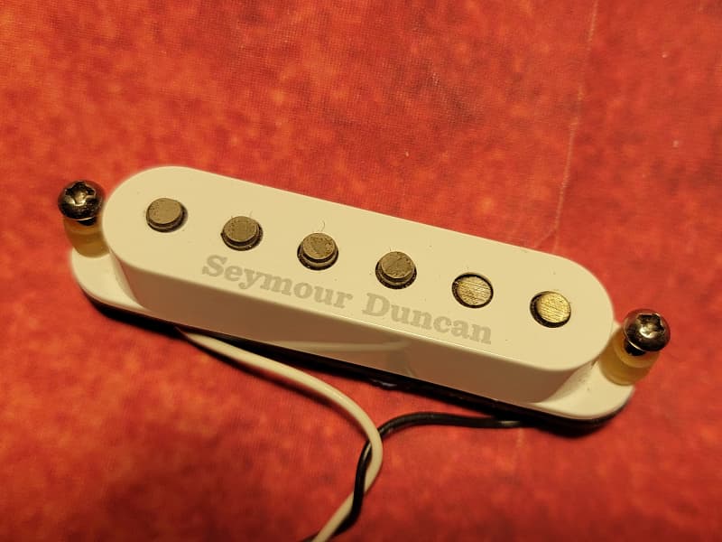 Seymour Duncan SSL-5 HOT 13.8K Ohm Staggered Pole Bridge Guitar Pickup,  White!