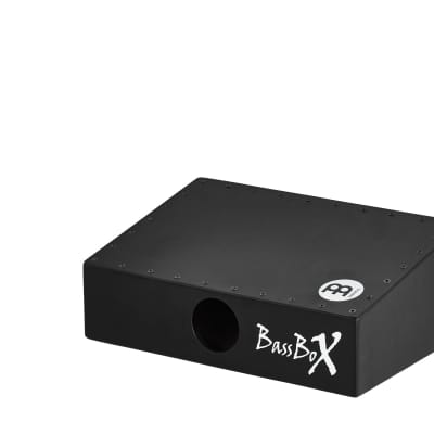Meinl Percussion BASSBOX Acoustic Stomp Box with L-Shaped Beater, Black (VIDEO) image 1