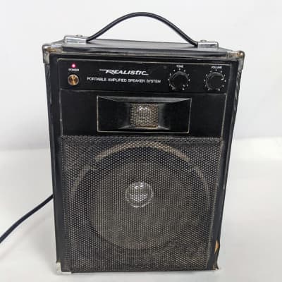 Radio Shack - Realistic MPS-20 Portable Amplified Speaker System - Black image 4
