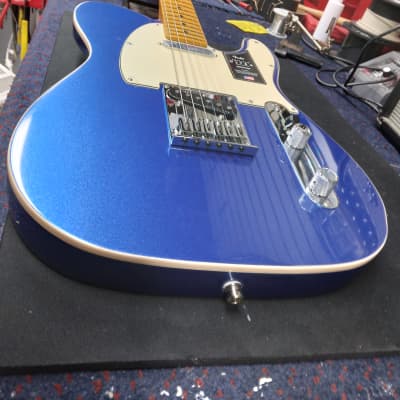 Fender American Ultra Telecaster with Maple Fretboard in Cobra Blue 2022 Free Ship! image 4