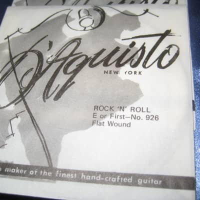 D'Aquisto Set of Electric Guitar Strings Vintage from 1960's image 7