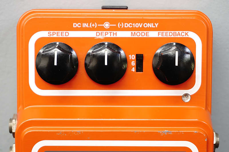 Maxon Rotary Phaser PH-350 80's Orange Electric Guitar Effects Pedal W/ PSU