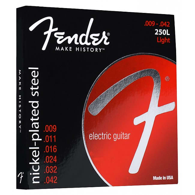 FENDER 250L Super 250s Light 009-042 Saiten für E-Gitarre. Nickel Plated Steel. image 1