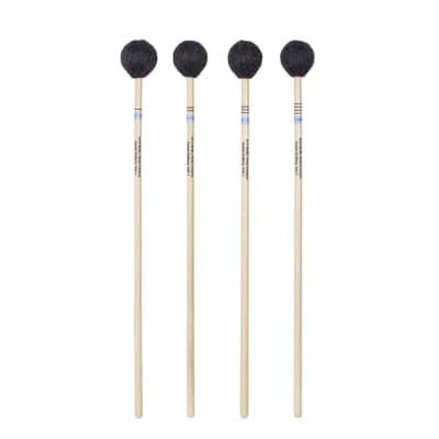 Kolberg R709 marimba mallets Jasmin Solo 3 blue set of 4, rattan image 2