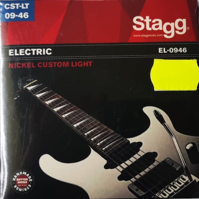 Stagg EL-0946 Electric Guitar Nickel Plated Steel String SET 09-46 for sale