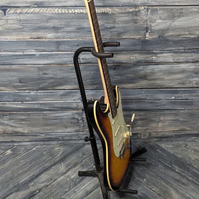 Used Fender MIJ Aerodyne Stratocaster - Flame Sunburst with Hard Case image 6