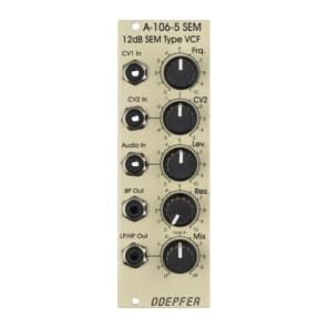 Doepfer A-106-5 12dB SEM Type Voltage Controlled Filter Special Edition