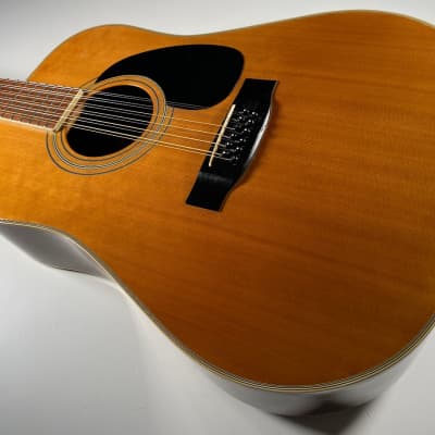 Yamaki YW-25-12 '70s Vintage MIJ 12 Strings Acoustic Guitar Made in Japan w/Hard Case image 2