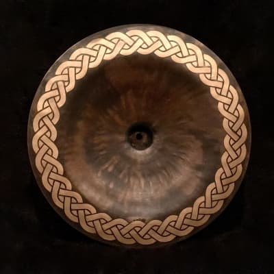 Woodland Percussion 16" Kinetic Art China Cymbal "Celtic Ring" Design image 1