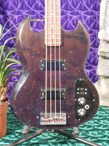 Gibson SB 350 Bass RARE Walnut VINTAGE 1971 SG EB