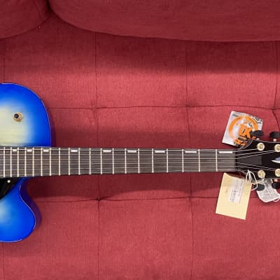 Ibanez Contemporary Archtop AFC155 Hollow Body Electric Guitar 2017 - Jet Blue Burst with Case image 13