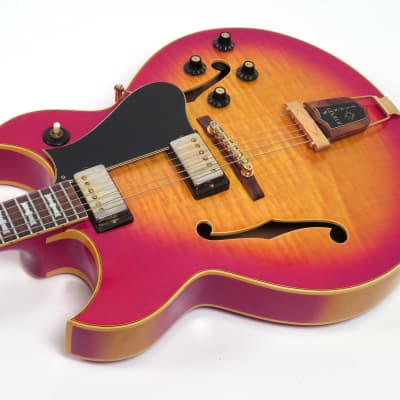 Gibson Barney Kessel Custom 1968 Sunburst ~ Hang Tags! ~ Flamed Maple ~ Original Case image 9