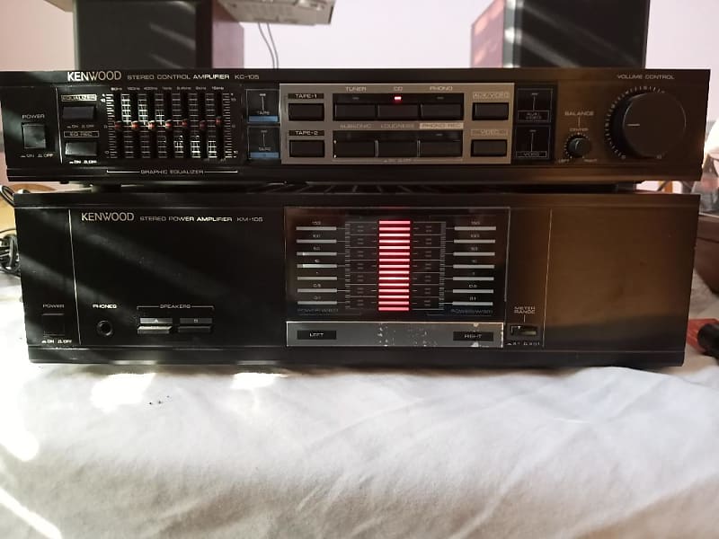 Kenwood KC105 preamplifier and Kenwood KA105 amplifier in | Reverb