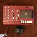 Tascam PORTA-02 Ministudio 4-Track Cassette Recorder Red w/ Power Supply