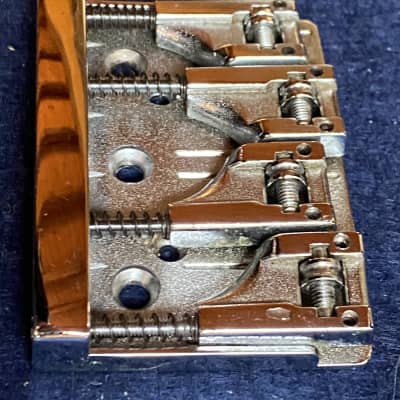 Schaller BB-0318-010 Chrome 4-string Bass Bridge Made in Germany image 4