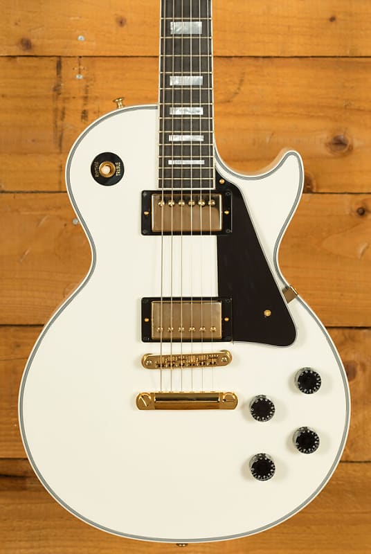 Gibson Custom Les Paul Custom w/ Ebony Fingerboard Gloss Alpine White - Ex  Gibson Showroom Stock