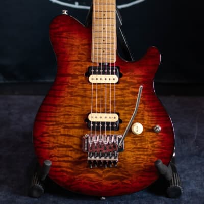 Ernie Ball Music Man Axis Roasted Amber Quilt image 2