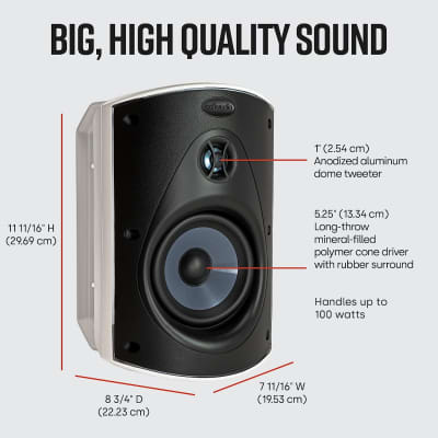 Polk Audio Atrium 6 Speakers (Pair, White) image 3