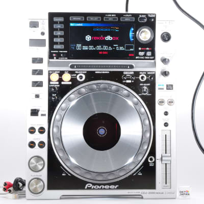 Pioneer CDJ-2000NXS-M Limited Mirror Platinum Pro DJ Player Used From Japan  #2502 | Reverb