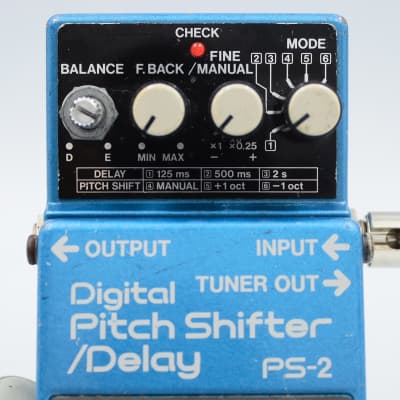 Boss PS-2 Digital Pitch Shifter Delay 1987 Made in Japan